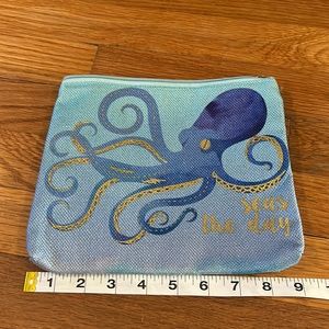 BOGO Karma Blue Octopus Clutch Wristlet